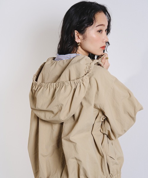 ROSE BUD（ローズバッド） コート アウター GATHER NYLON PARKER 
