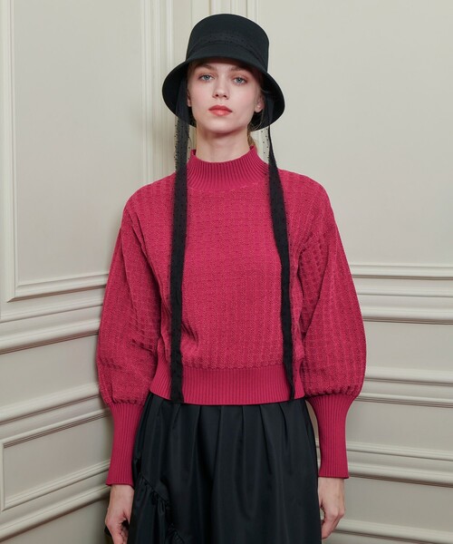 「LOULOU WILLOUGHBY」 長袖ニット 2 アイボリー レディース_画像9