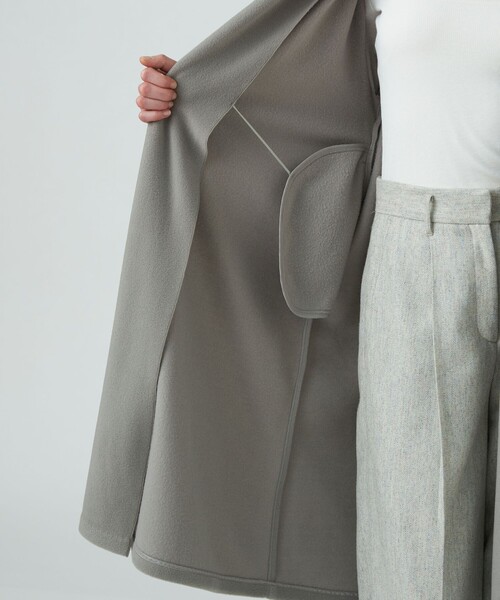 「BALLSEY」 コート 36 ダークブラウン レディース_画像6