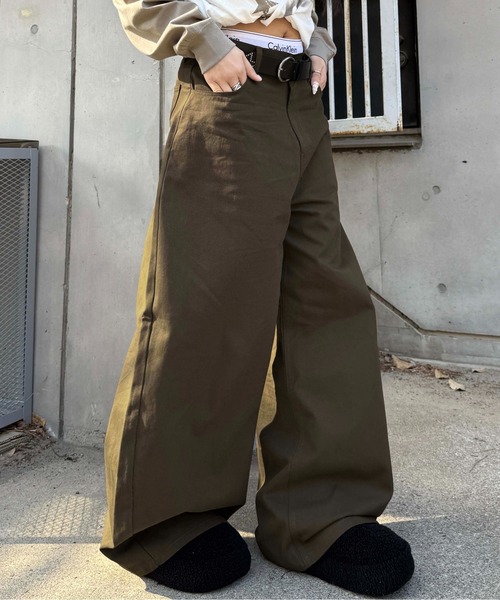 パンツ ヒップレタリングツイルパンツ メンズ レディース : ZOZOTOWN