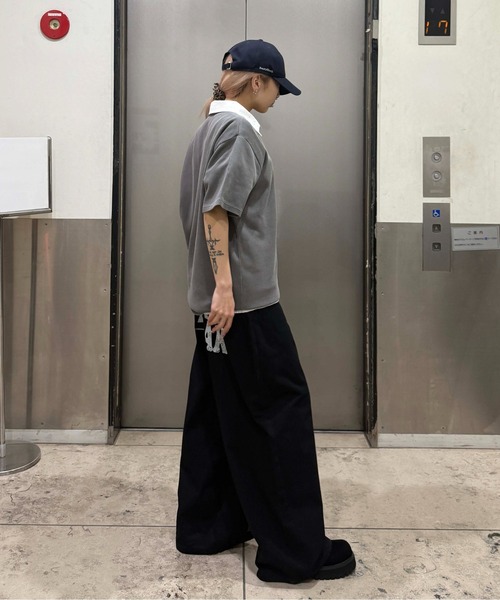 パンツ ヒップレタリングツイルパンツ メンズ レディース : ZOZOTOWN