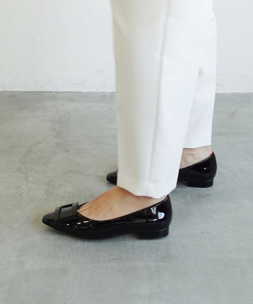 パンプス 「レイン対応」バックルモチーフパンプス_10