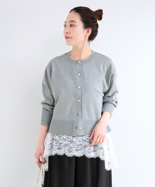 ENFOLD 19AW 今期  未使用 ハイツイスト天竺カットガウンカーディガン IMG_1105-700x700.jpeg