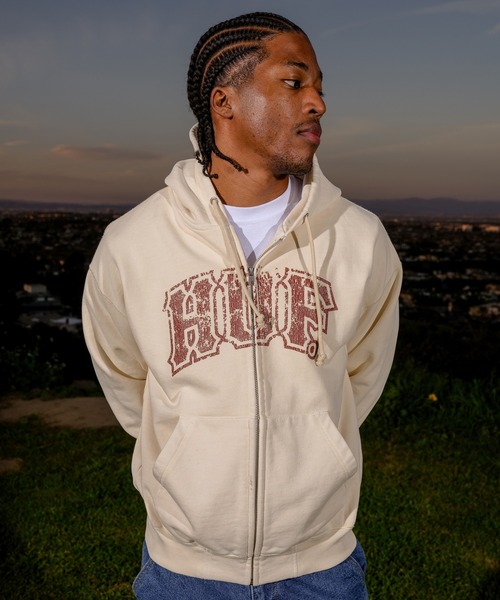 HUF（ハフ） パーカー CLASSIC ARCH FULL ZIP HOODIE メンズ