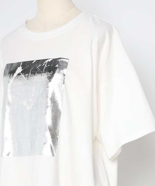 「Bonjour Sagan」 半袖Tシャツ FREE オフホワイト レディース_画像6