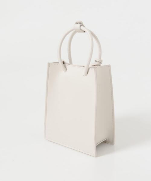 KBF（ケービーエフ） ハンドバッグ チャーム付きスクエアミニBAG