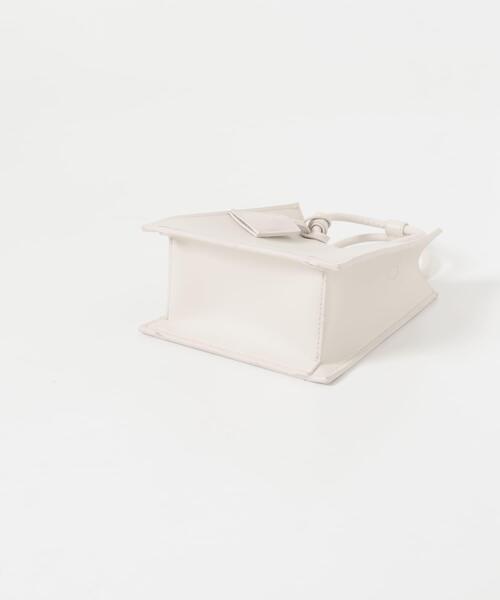 KBF（ケービーエフ） ハンドバッグ チャーム付きスクエアミニBAG