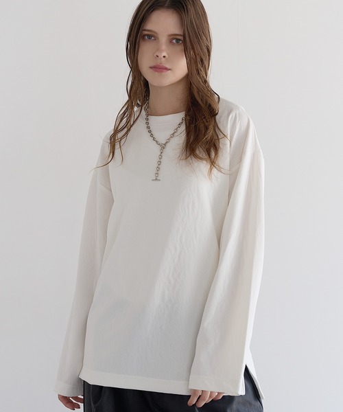 「SOCCE」 長袖Tシャツ L オフホワイト メンズ_画像4