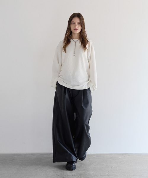 「SOCCE」 長袖Tシャツ L オフホワイト メンズ_画像6