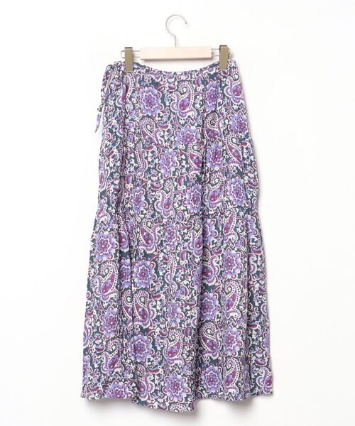 「SOULEIADO」 ロングスカート 36 ブルー系その他3 レディース_画像2