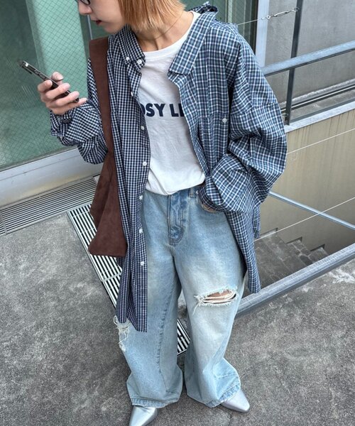 etsinta（エシンタ） ロング スカート 「etsinta」2wayシャツスカート 