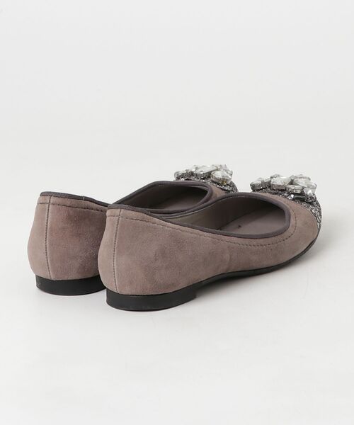 「DIANA」 フラットパンプス 23cm グレー レディース_画像2