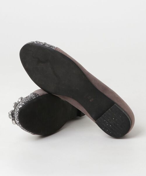 「DIANA」 フラットパンプス 23cm グレー レディース_画像3