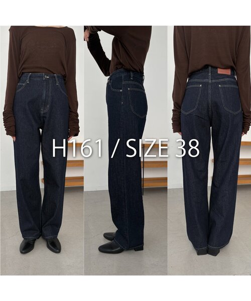 「CAPRICIEUX LE'MAGE」 デニムパンツ 36 インディゴブルー レディース