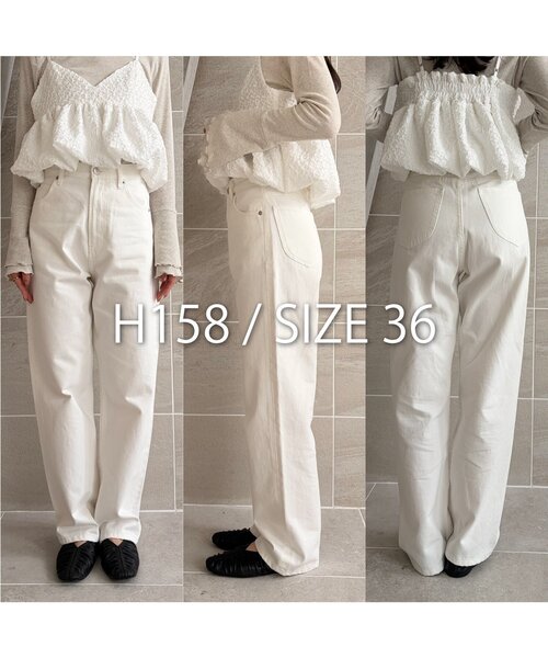 「CAPRICIEUX LE'MAGE」 デニムパンツ 36 インディゴブルー レディース