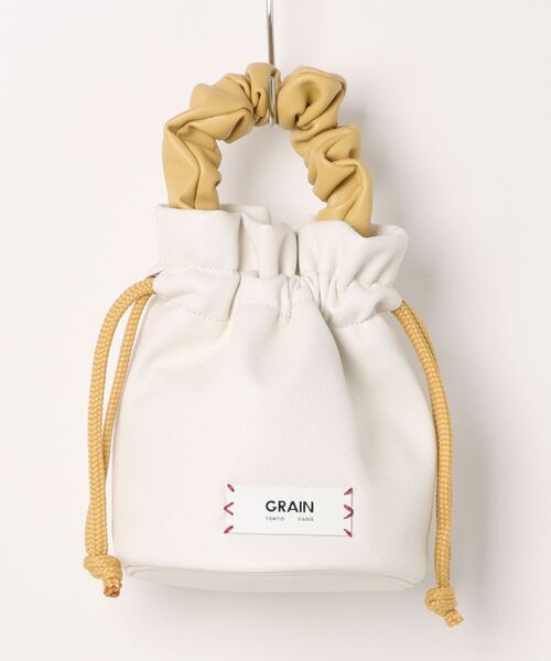 「GRAIN」 ハンドバッグ FREE アイボリー レディース_画像2