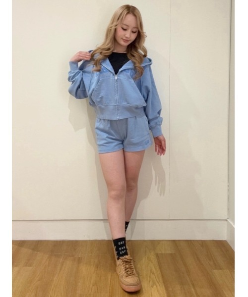 GAP（ギャップ） パンツ 3インチ フレンチテリー リラックスフィット