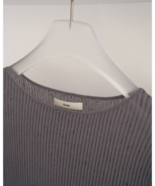 anuke（アンヌーク） ニット セーター anuke Sheer Stripe Knit