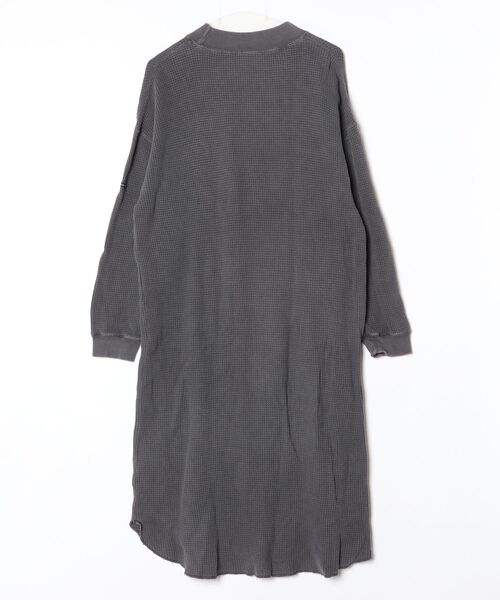 「MANASTASH」 長袖ワンピース M グレー レディース_画像2