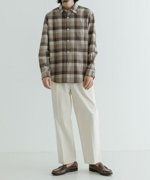 「URBAN RESEARCH」 長袖シャツ LARGE オフホワイト メンズの画像