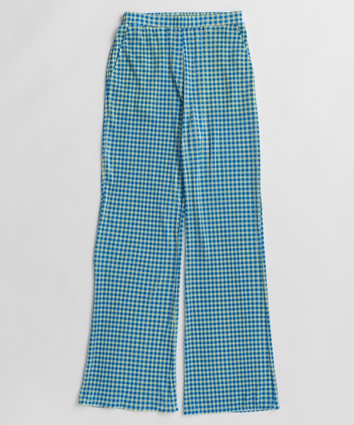 MAISON SPECIAL（メゾンスペシャル） パンツ Gingham Check Pleated