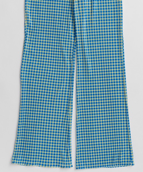MAISON SPECIAL（メゾンスペシャル） パンツ Gingham Check Pleated