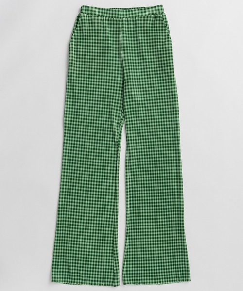 MAISON SPECIAL（メゾンスペシャル） パンツ Gingham Check Pleated