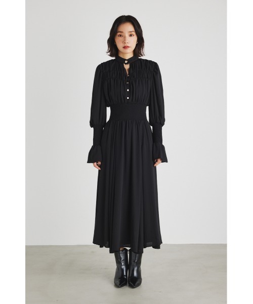 「rienda」 長袖ワンピース MEDIUM ベージュ レディースの画像
