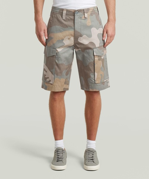 G-STAR RAW パンツ Core Regular Cargo Short/オリジナルカモフラ柄