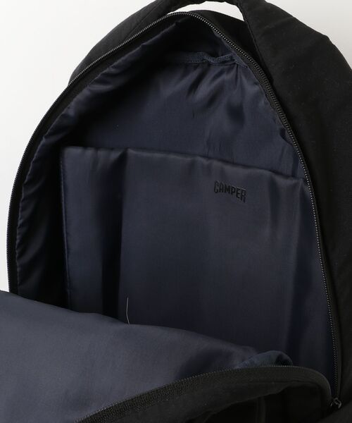 「CAMPER」 ワンポイントリュック - ブラック メンズ_画像4