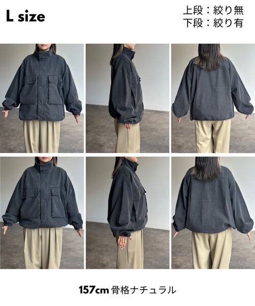 「CPCM」 ブルゾン LARGE ブラック レディース_画像5
