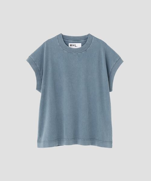 tシャツ FADED ROUGH COTTON JERSEY TOP レディースの画像