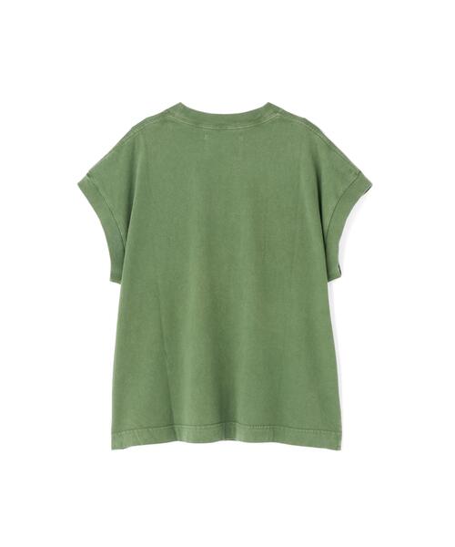 tシャツ FADED ROUGH COTTON JERSEY TOP レディースの画像
