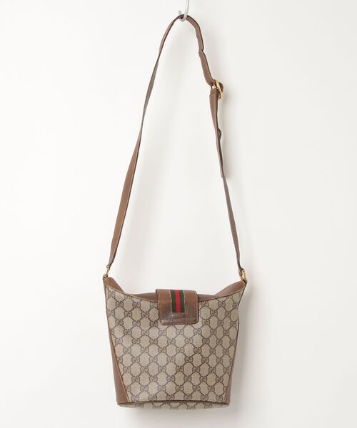 GUCCI（グッチ） GGスプリーム ショルダーバッグ - ブラウン