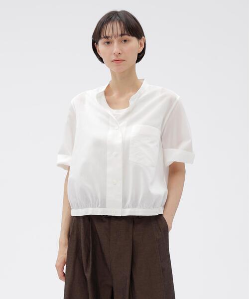 MARGARET HOWELL（マーガレットハウエル） ブラウス シャツ 半袖 