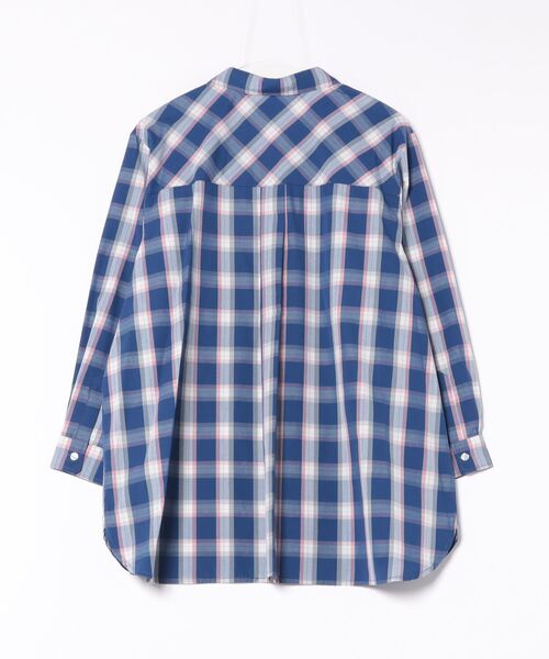 「MB mint breeze」 長袖シャツ 3L ネイビー レディース_画像2