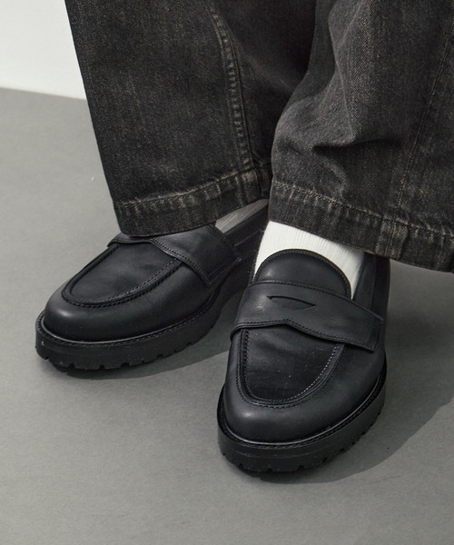 ローファー 「CITY TOKYO/シティートーキョー」Vibramソール フレンチローファー メンズの画像