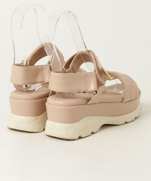 「RANDA」 フラットサンダル S ピンク レディース_画像2