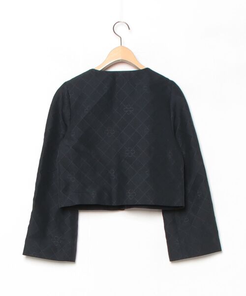 【エムズグレイシー】新品！ブラック ノーカラージャケット M'S GRACY（エムズグレイシー） ノーカラージャケット 38 ブラック