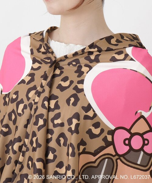 212 KITCHEN STORE 日焼けハローキティ 冷感タオルポンチョ LEOPARD BR
