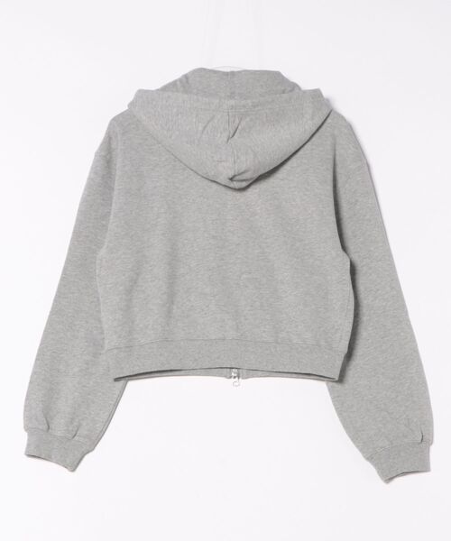 「PBLIM」 ジップアップパーカー SMALL 杢グレー レディース_画像2