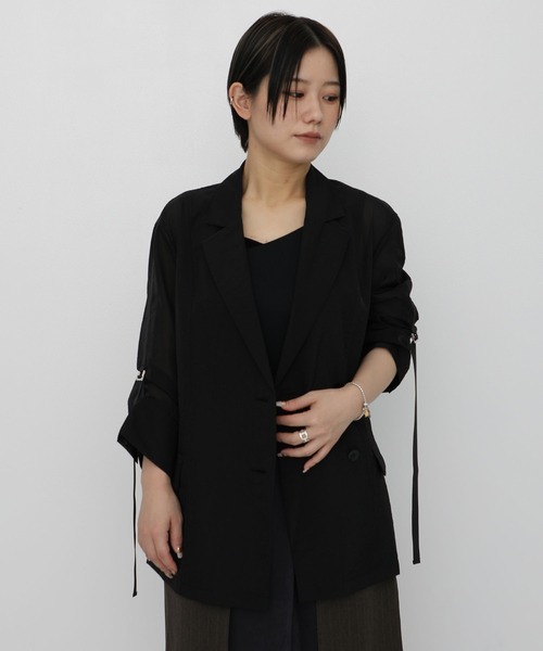 美品 UNITED ARROWS TOKYO シアージャケット ブラック UNITED TOKYO（ユナイテッドトウキョウ） ジャケット テーラード