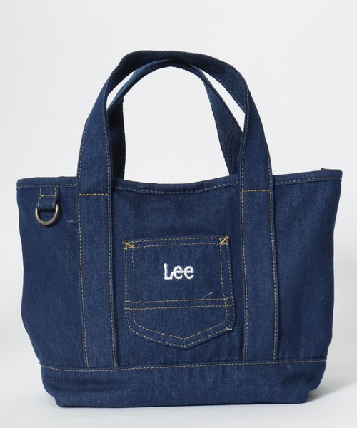 Lee（リー） トートバッグ ミニポケット ロゴ刺繍 ランチサイズ