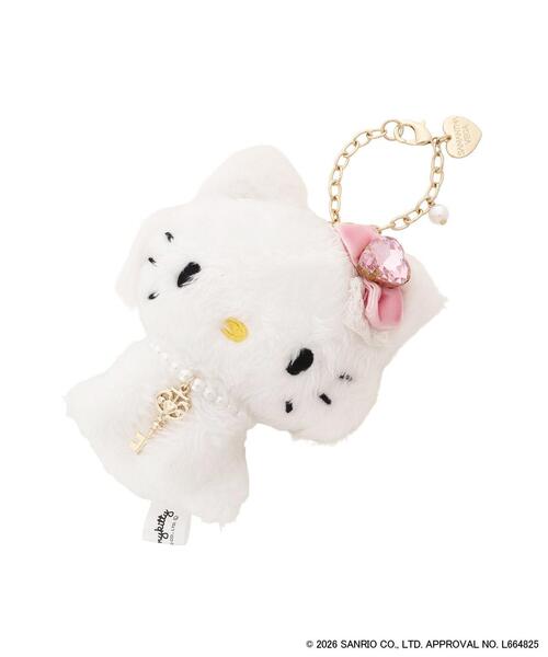 d*7様 HelloKitty　チャーミーキティ ぬいぐるみ 鍵チャーム平成レト Samantha Vega（サマンサベガ） チャーム 「チャーミーキティ