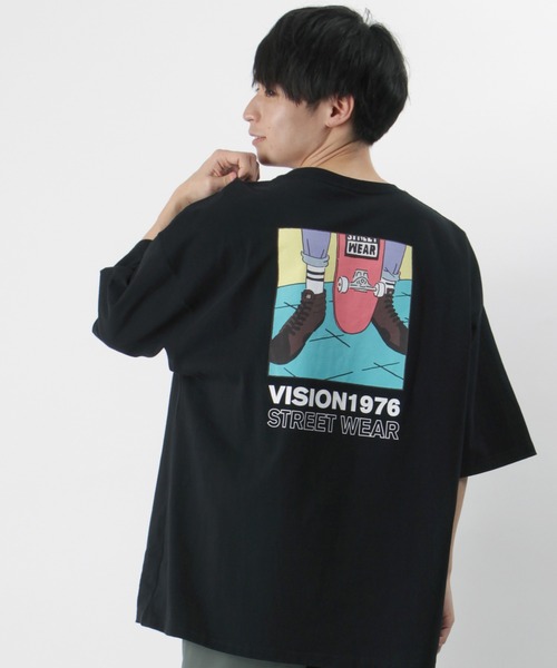 Tシャツ Tシャツ Vision Street Wear ヴィジョンストリートウェア レトロイラスト シューズ スケートボード 半袖tシャツ Zozotown Paypayモール店 通販 Paypayモール