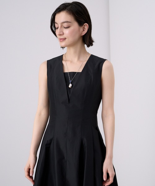 20AW♡ ANAYI アナイ アッシュクスムースVネックワンピース 36 ANAYI ワンピース コットンシルクVネック : ZOZOTOWN Yahoo!店