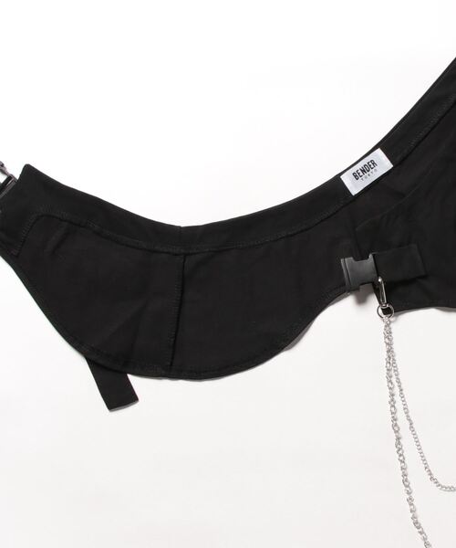 BENDER TOKYO ベスト ジレ 「BENDER TOKYO」2連 シルバーチェーン付き