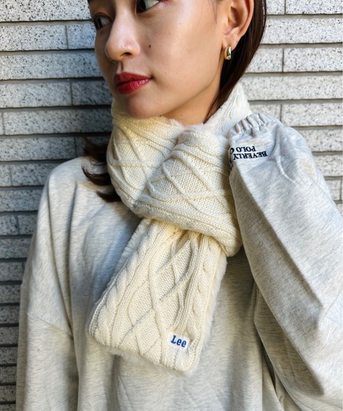 Lee（リー） ネックウォーマー スヌード LEE / CABLE KNIT MUFFLER