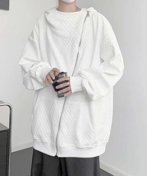 civarize gimmick frindge knit フリンジ パーカー