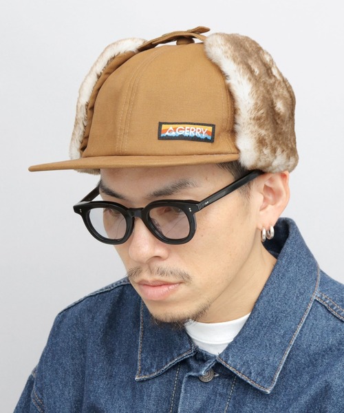 GERRY（ジェリー） キャップ 帽子 ダックキャンバス イヤーフラップ 平